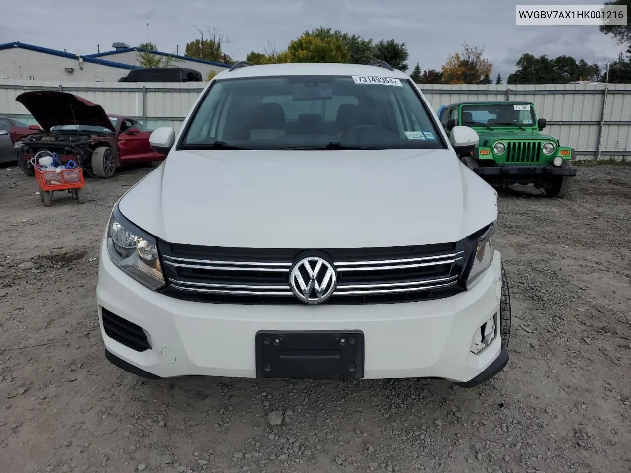 WVGBV7AX1HK001216 2017 Volkswagen Tiguan S