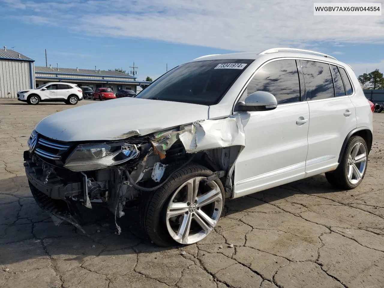 2017 Volkswagen Tiguan S VIN: WVGBV7AX6GW044554 Lot: 73341974