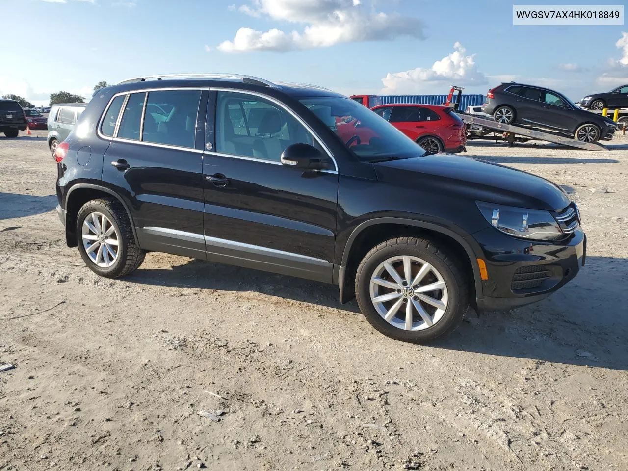 2017 Volkswagen Tiguan Wolfsburg VIN: WVGSV7AX4HK018849 Lot: 73856394