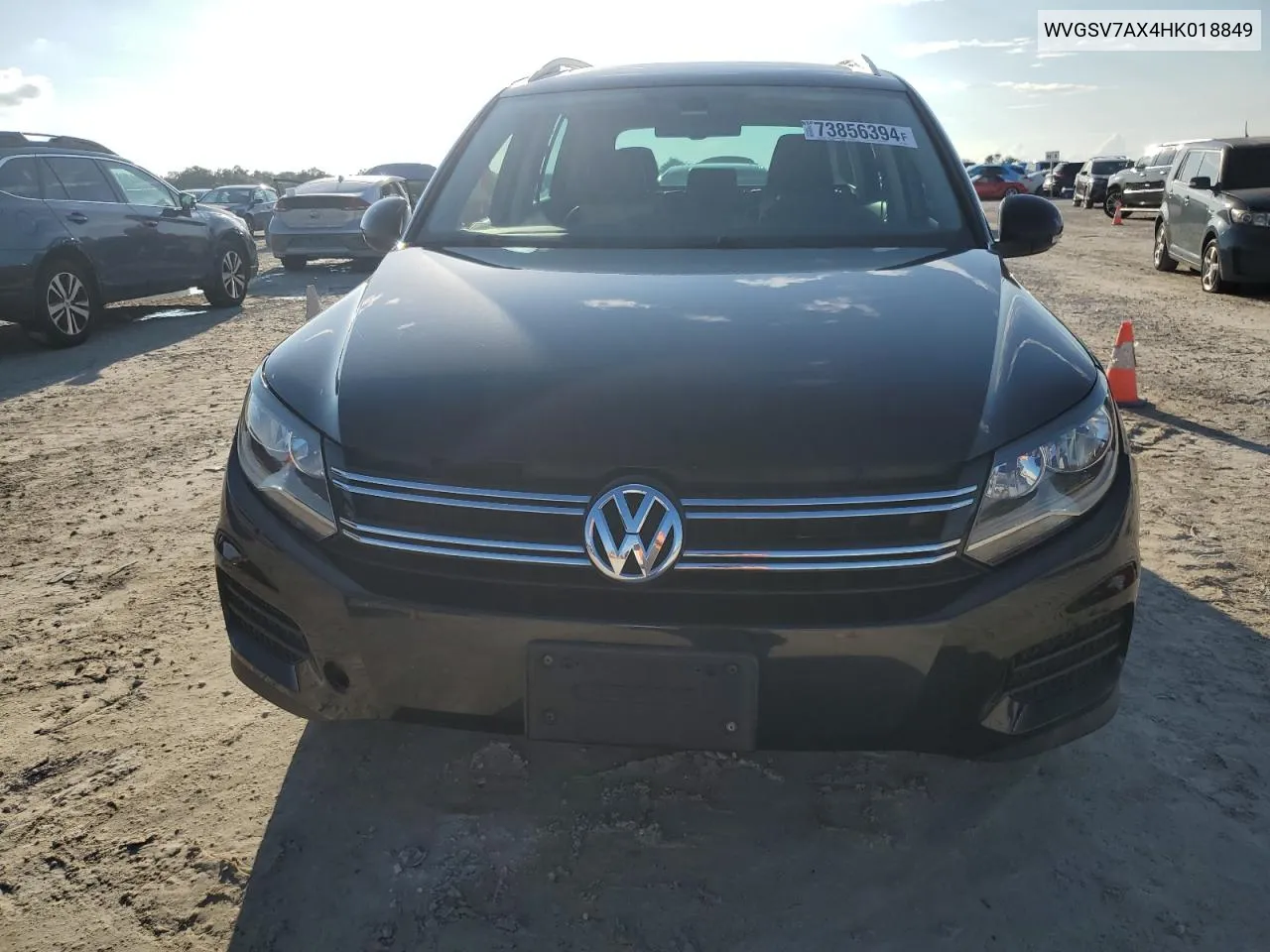 2017 Volkswagen Tiguan Wolfsburg VIN: WVGSV7AX4HK018849 Lot: 73856394