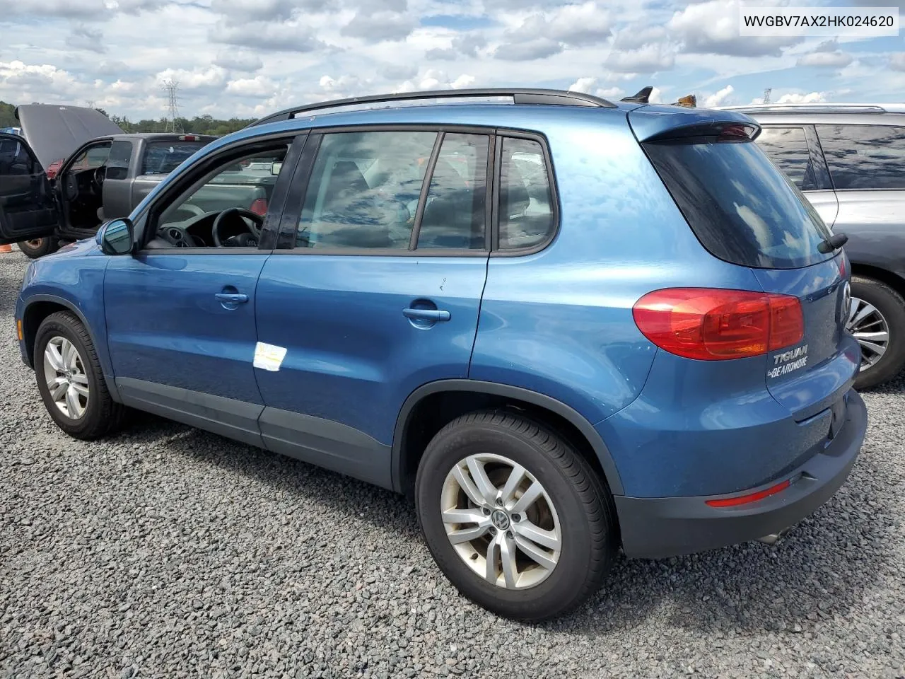 WVGBV7AX2HK024620 2017 Volkswagen Tiguan S