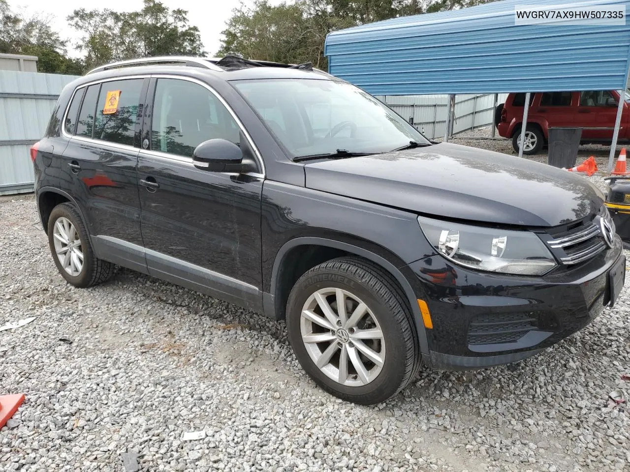 2017 Volkswagen Tiguan Wolfsburg VIN: WVGRV7AX9HW507335 Lot: 74042334