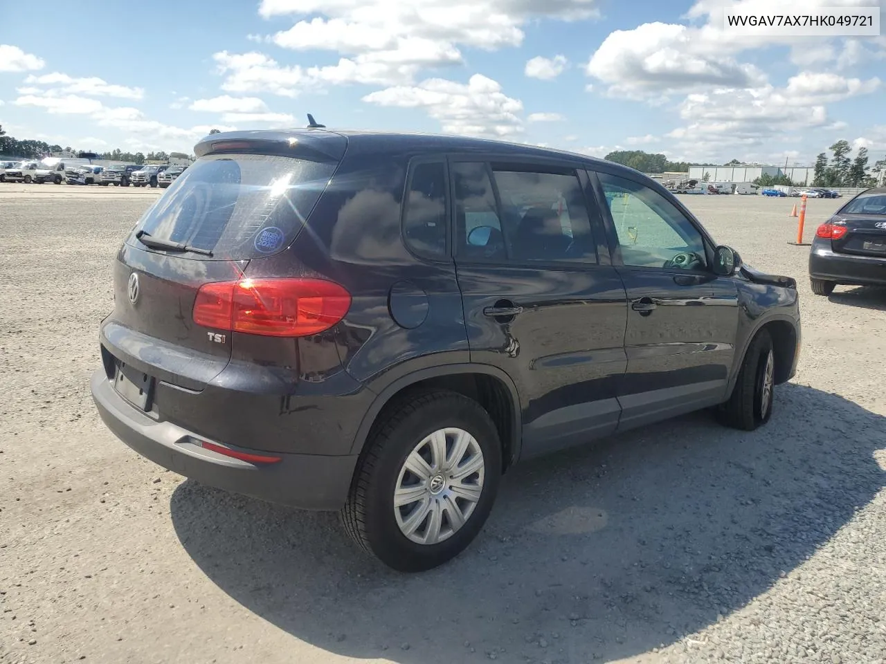 WVGAV7AX7HK049721 2017 Volkswagen Tiguan S