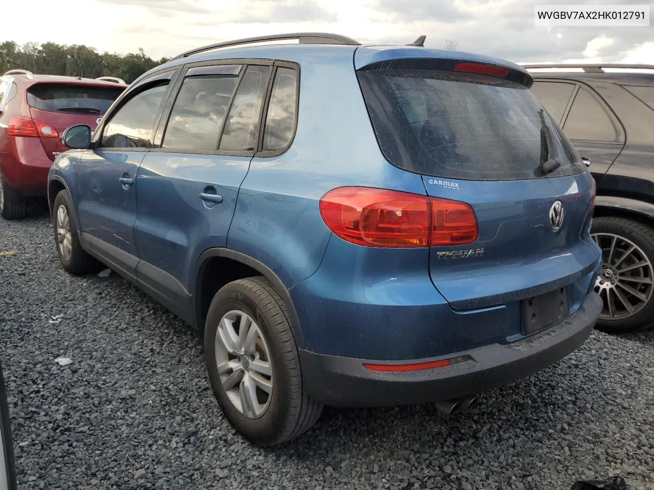 2017 Volkswagen Tiguan S VIN: WVGBV7AX2HK012791 Lot: 74305514