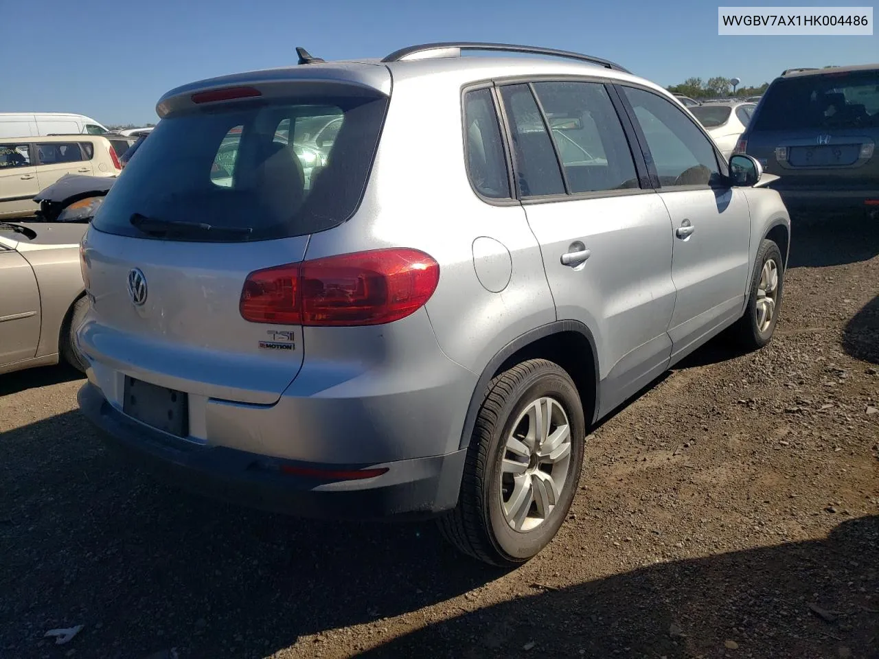 WVGBV7AX1HK004486 2017 Volkswagen Tiguan S