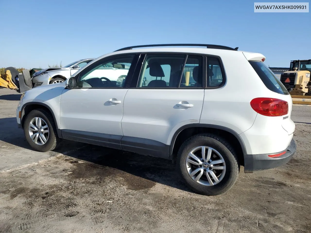 2017 Volkswagen Tiguan S VIN: WVGAV7AX5HK009931 Lot: 74560124