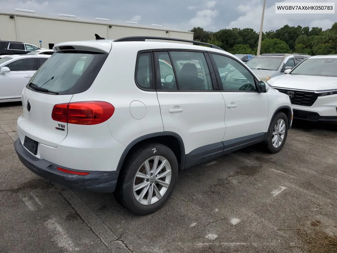 2017 Volkswagen Tiguan S VIN: WVGBV7AX6HK050783 Lot: 75039944