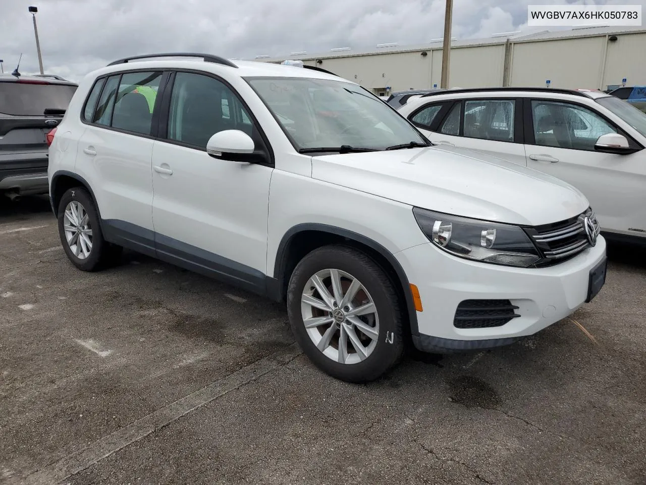 2017 Volkswagen Tiguan S VIN: WVGBV7AX6HK050783 Lot: 75039944