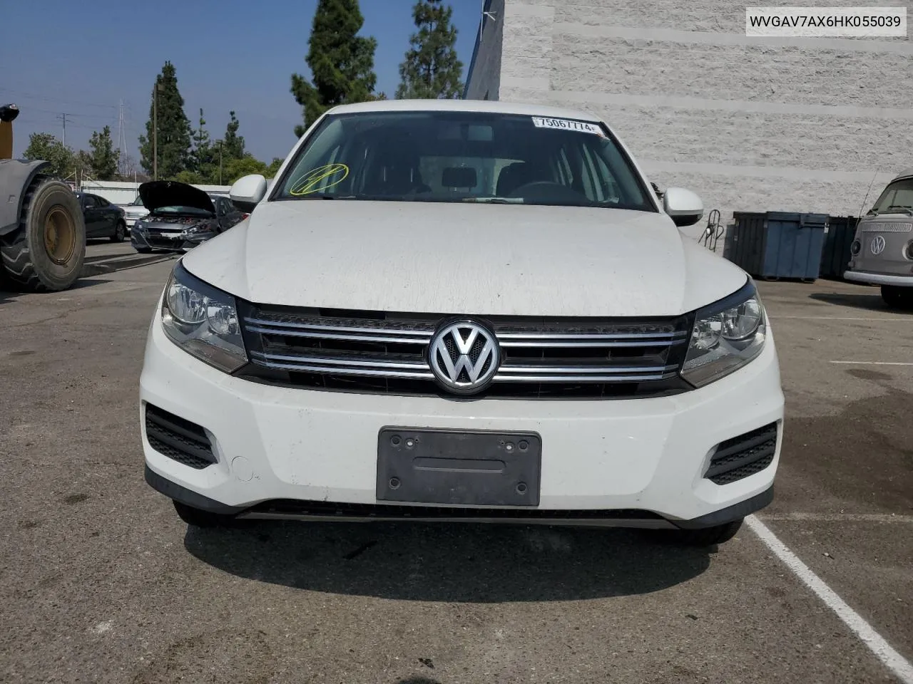 2017 Volkswagen Tiguan S VIN: WVGAV7AX6HK055039 Lot: 75067774