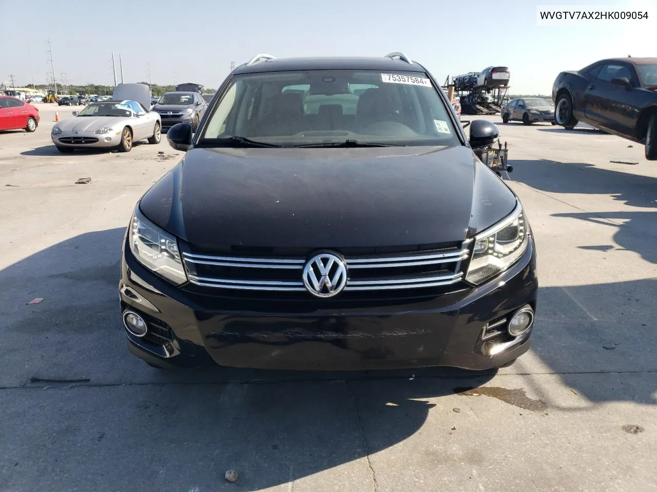 2017 Volkswagen Tiguan Sport VIN: WVGTV7AX2HK009054 Lot: 75357584