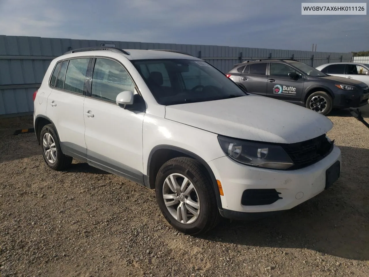 2017 Volkswagen Tiguan S VIN: WVGBV7AX6HK011126 Lot: 75527934