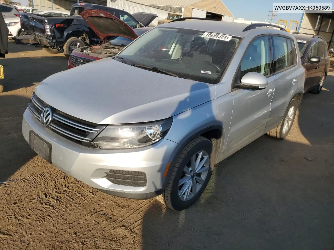 2017 Volkswagen Tiguan S VIN: WVGBV7AXXHK050589 Lot: 75696334