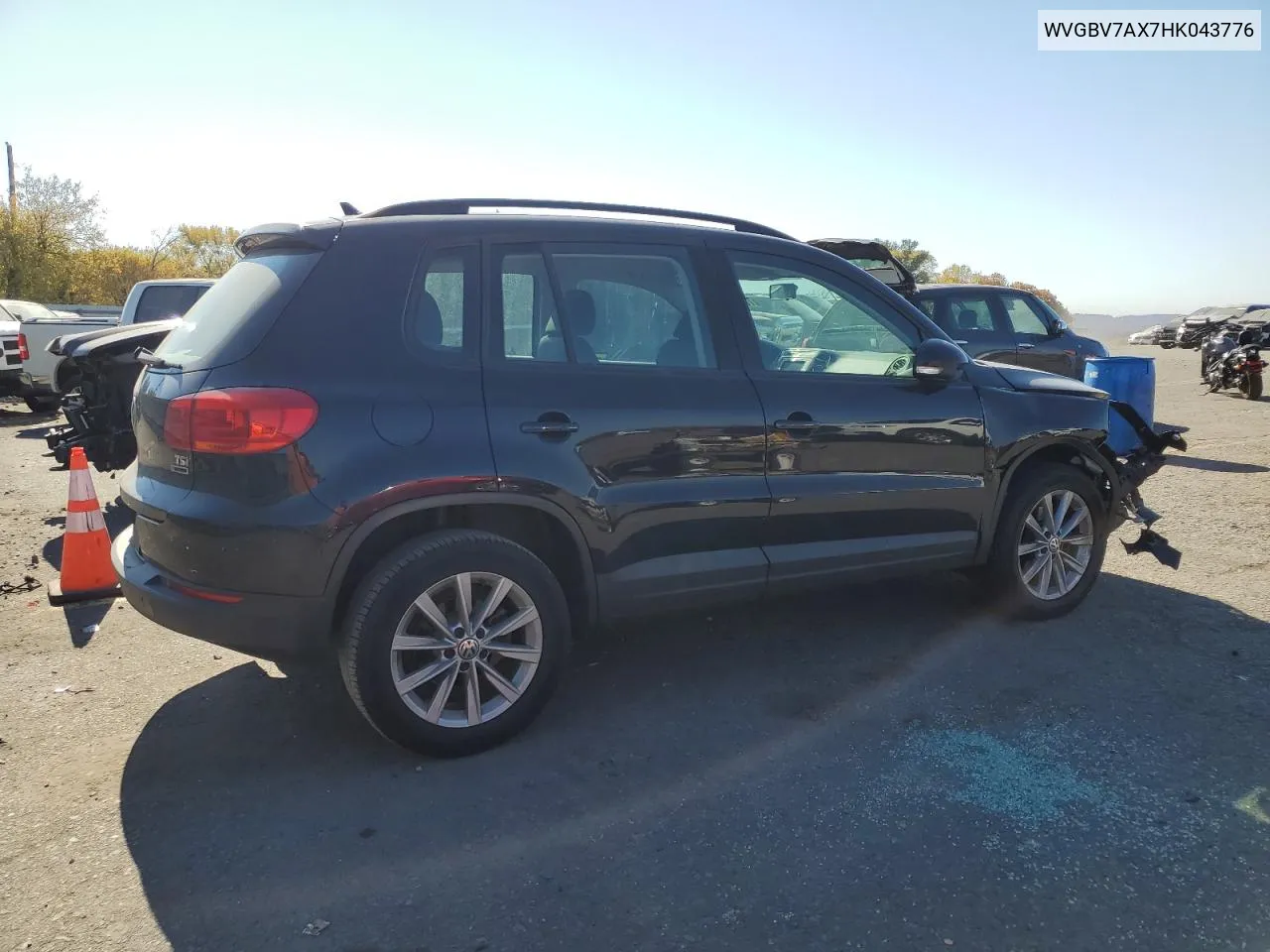 2017 Volkswagen Tiguan S VIN: WVGBV7AX7HK043776 Lot: 76123874