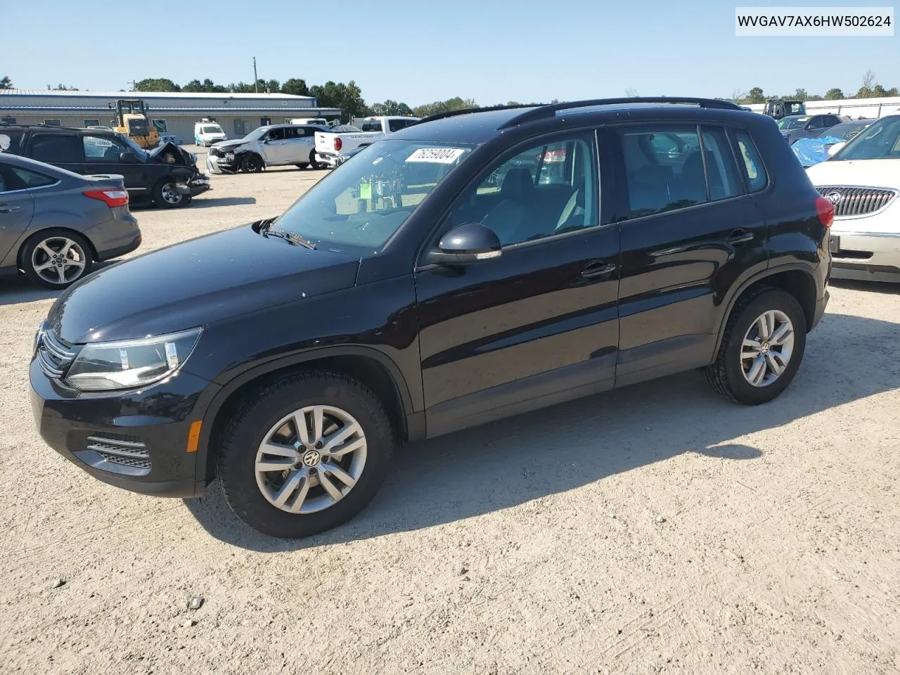 2017 Volkswagen Tiguan S VIN: WVGAV7AX6HW502624 Lot: 76259004