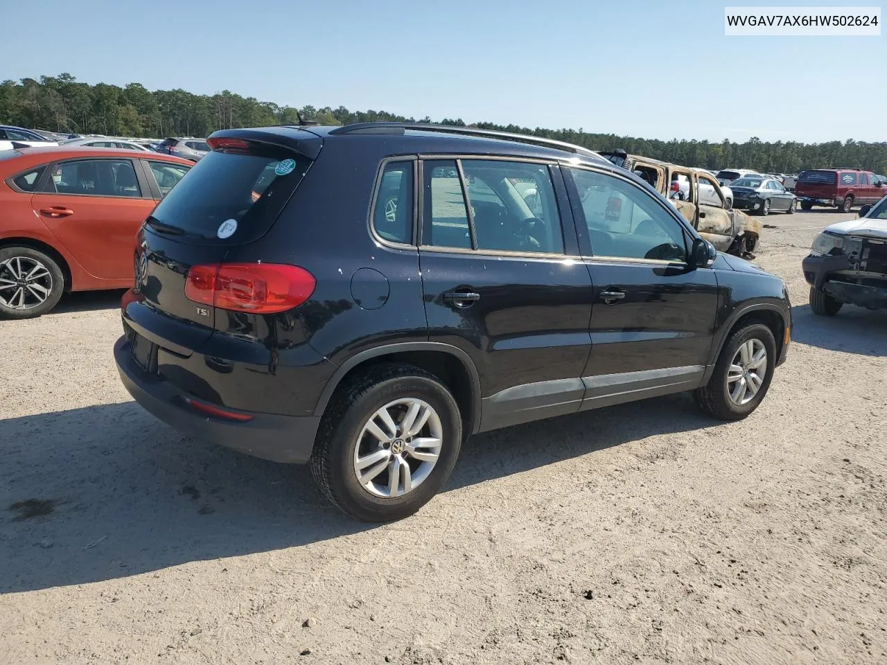 2017 Volkswagen Tiguan S VIN: WVGAV7AX6HW502624 Lot: 76259004