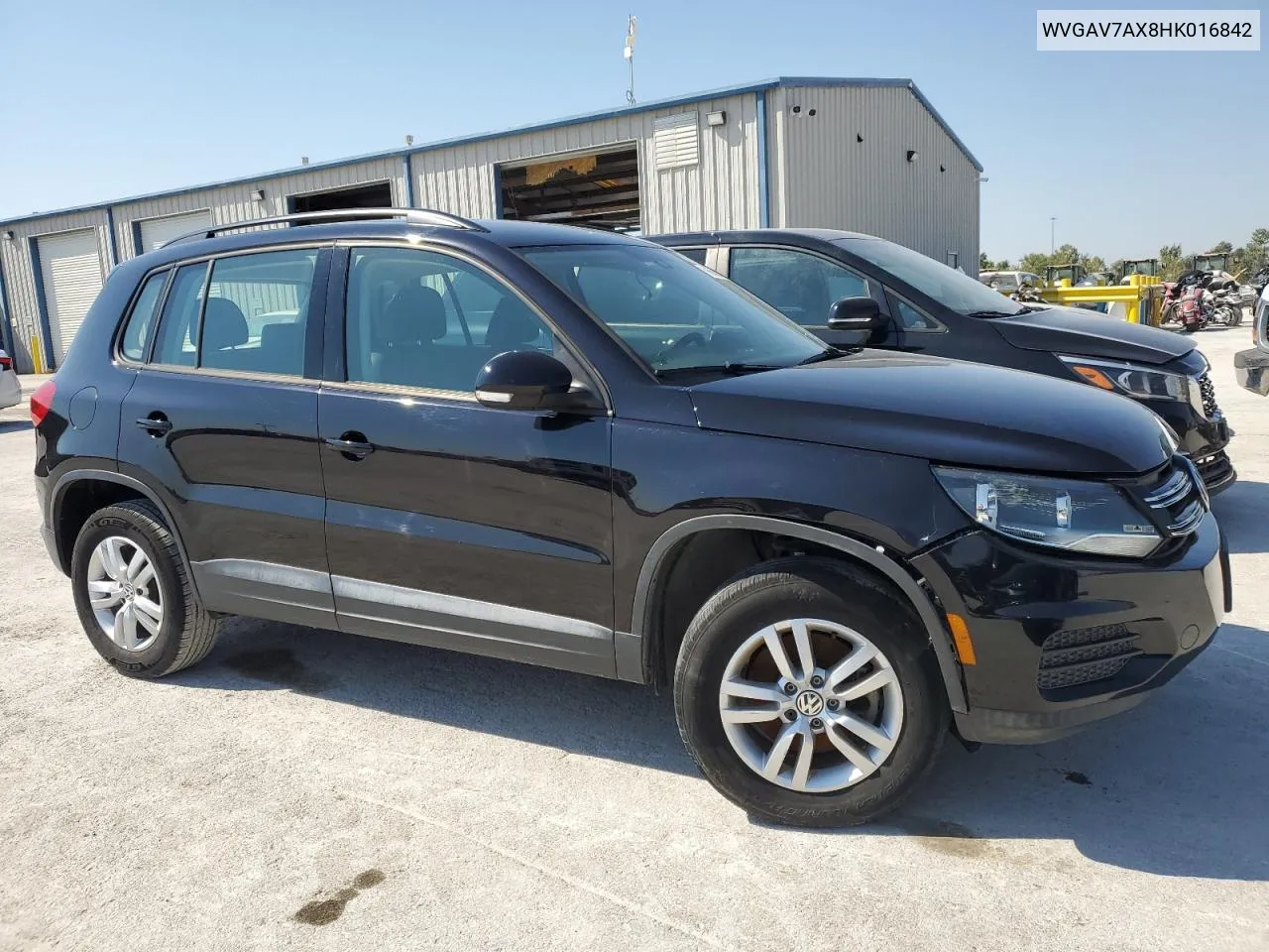 2017 Volkswagen Tiguan S VIN: WVGAV7AX8HK016842 Lot: 76508234