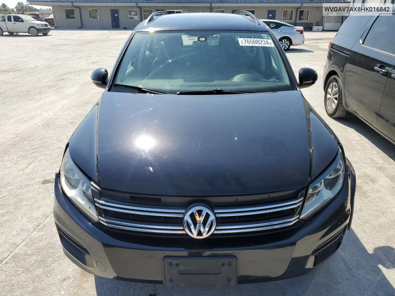 2017 Volkswagen Tiguan S VIN: WVGAV7AX8HK016842 Lot: 76508234