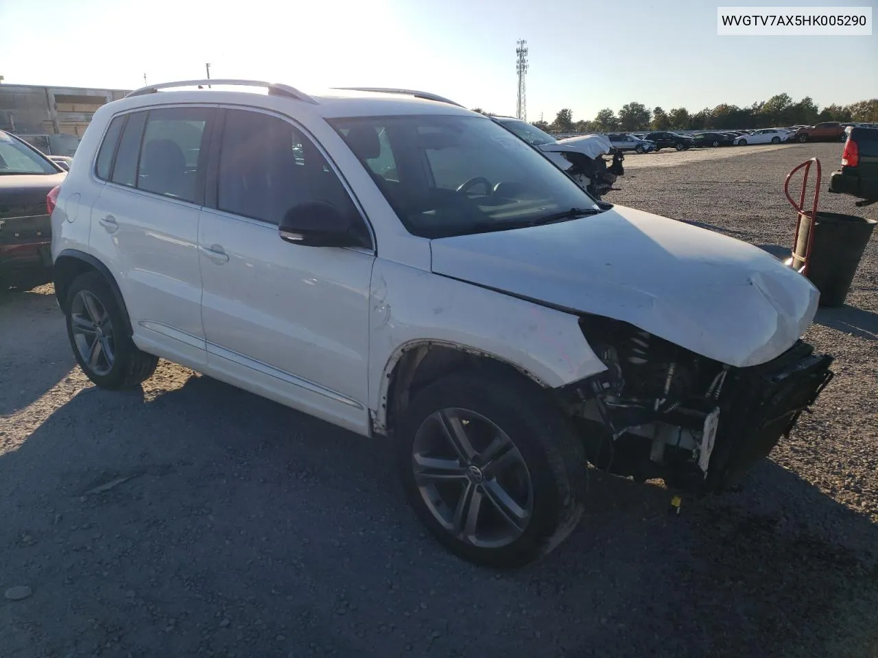 WVGTV7AX5HK005290 2017 Volkswagen Tiguan Sport