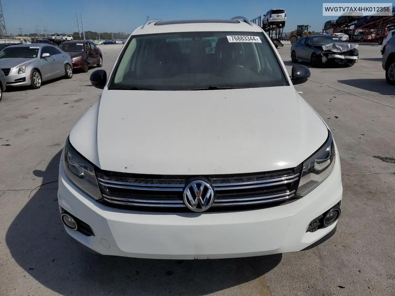 2017 Volkswagen Tiguan Sport VIN: WVGTV7AX4HK012358 Lot: 76883344