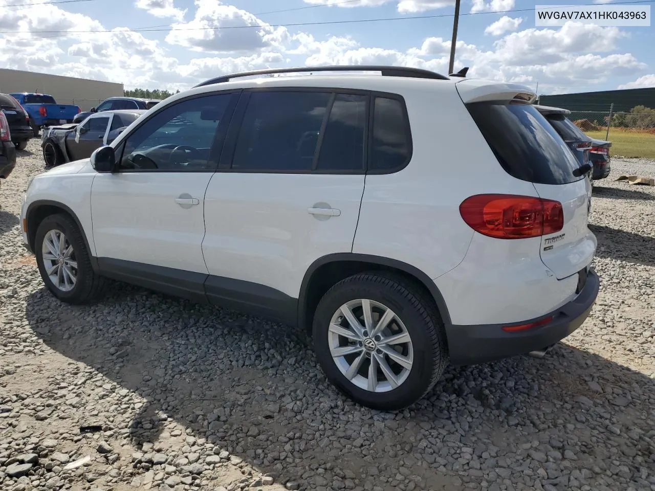 2017 Volkswagen Tiguan S VIN: WVGAV7AX1HK043963 Lot: 77269604