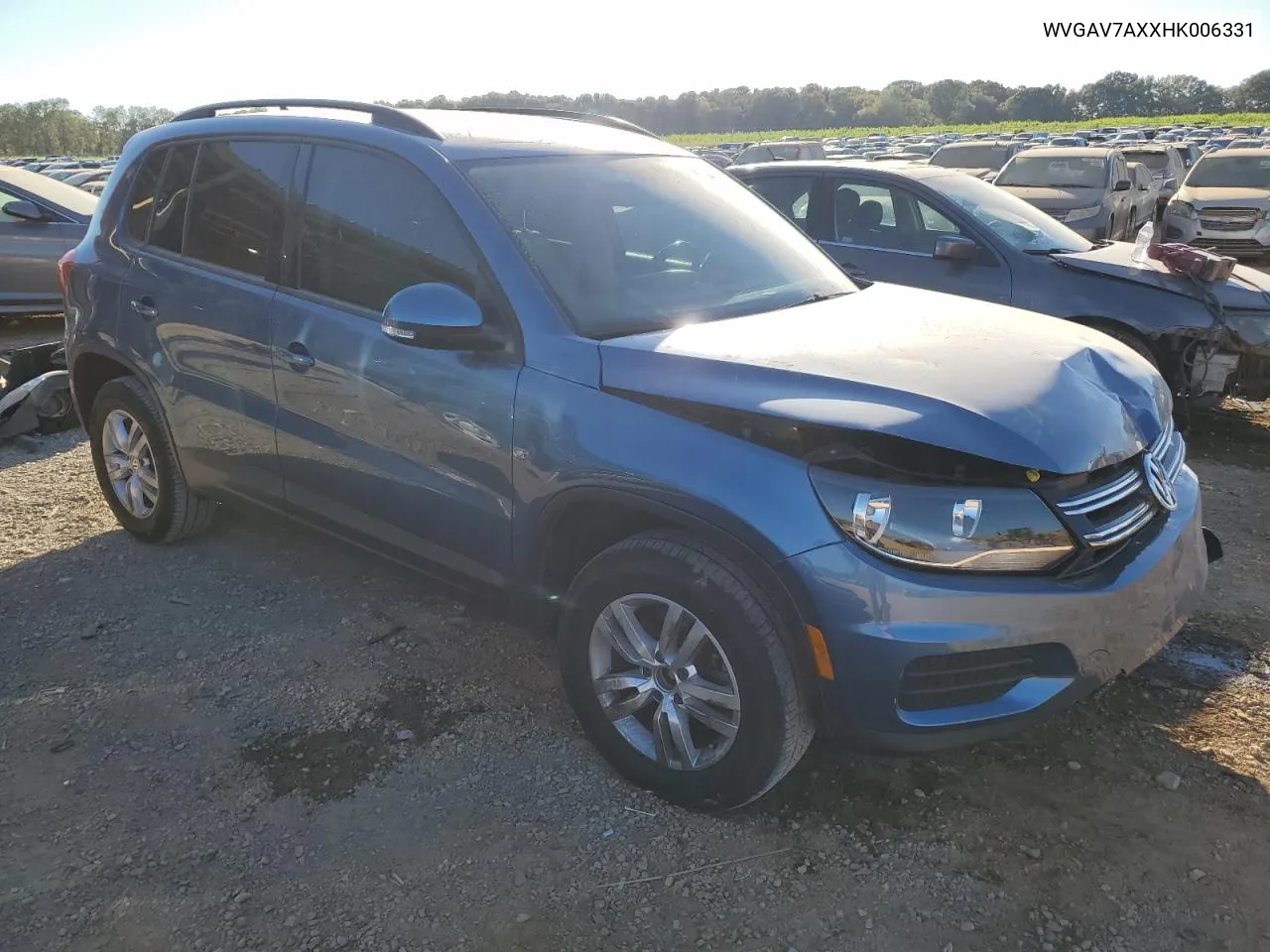 2017 Volkswagen Tiguan S VIN: WVGAV7AXXHK006331 Lot: 77368544