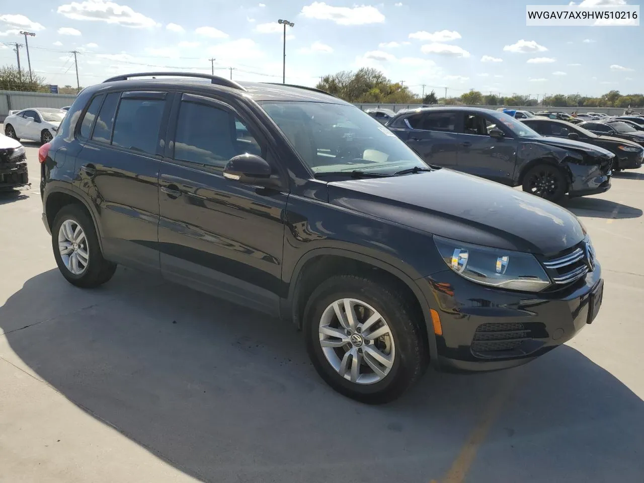 2017 Volkswagen Tiguan S VIN: WVGAV7AX9HW510216 Lot: 77429084