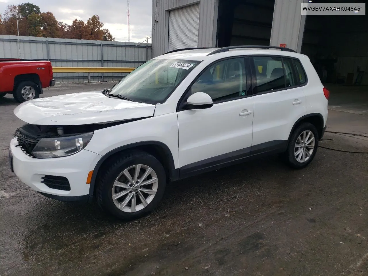 2017 Volkswagen Tiguan S VIN: WVGBV7AX4HK048451 Lot: 77483654