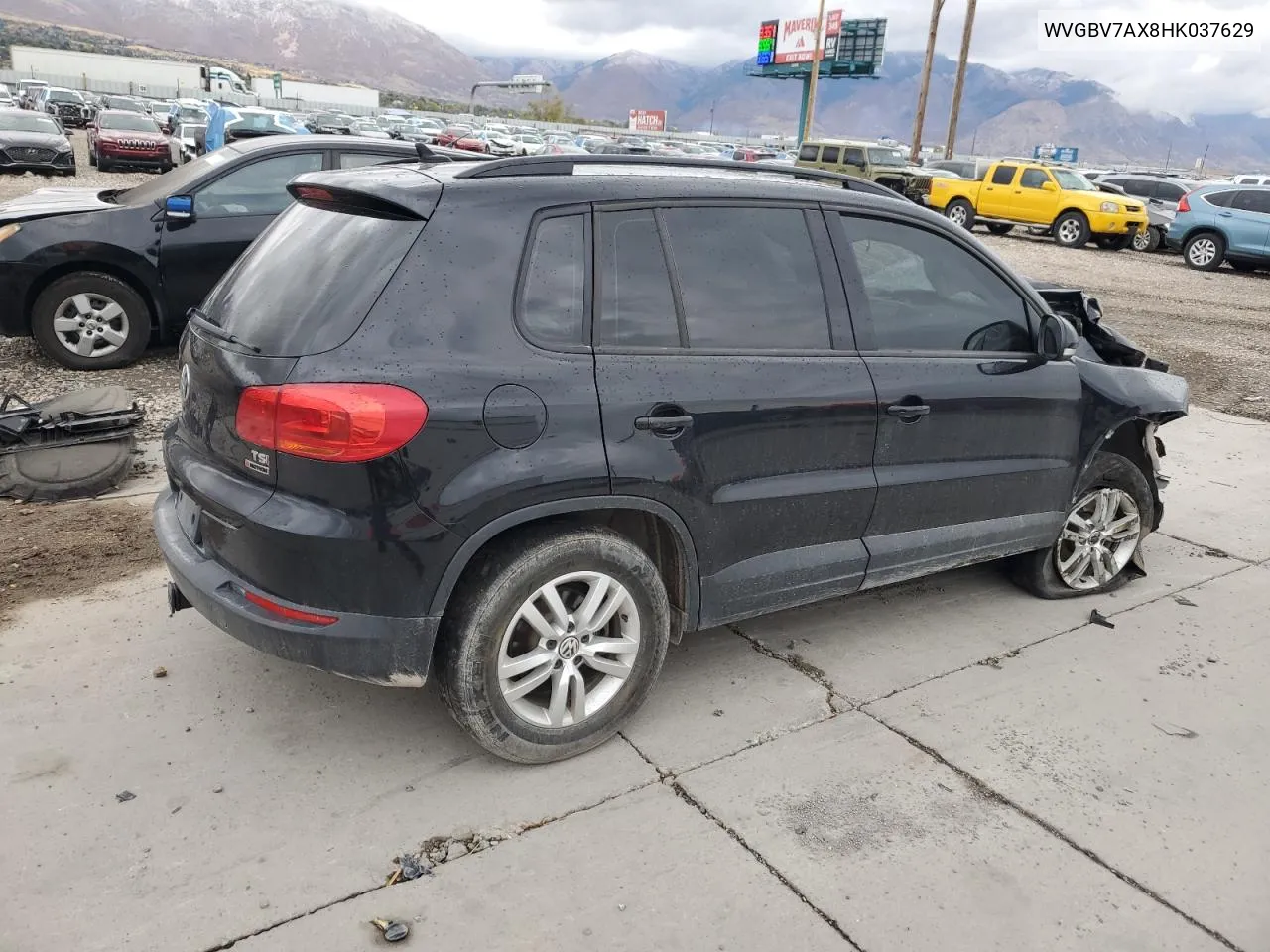 2017 Volkswagen Tiguan S VIN: WVGBV7AX8HK037629 Lot: 77834504