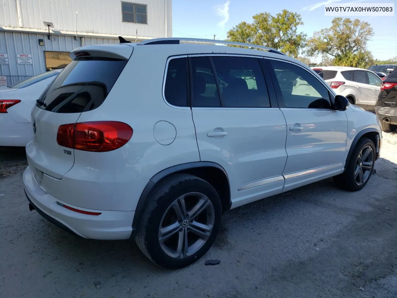 2017 Volkswagen Tiguan Sport VIN: WVGTV7AX0HW507083 Lot: 77841404