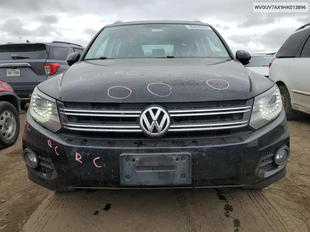 2017 Volkswagen Tiguan Sport VIN: WVGUV7AX9HK013896 Lot: 78453374