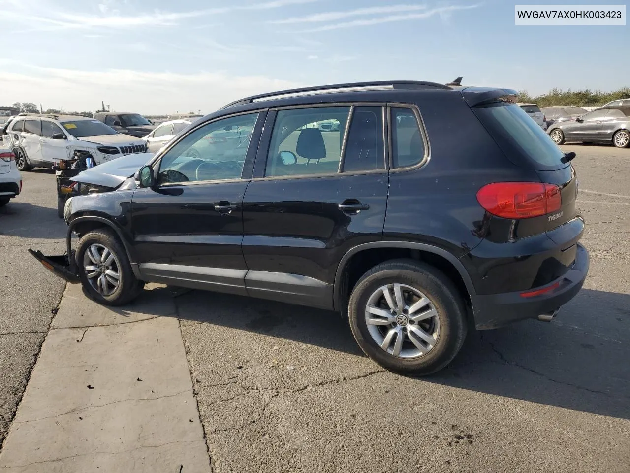 2017 Volkswagen Tiguan S VIN: WVGAV7AX0HK003423 Lot: 78542834