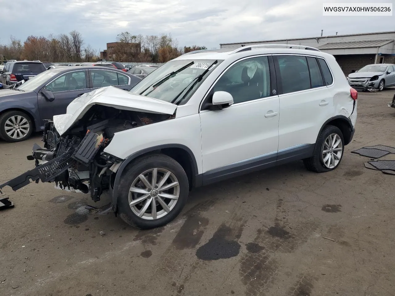 2017 Volkswagen Tiguan Wolfsburg VIN: WVGSV7AX0HW506236 Lot: 78627194