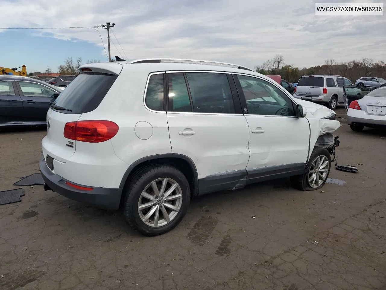 2017 Volkswagen Tiguan Wolfsburg VIN: WVGSV7AX0HW506236 Lot: 78627194