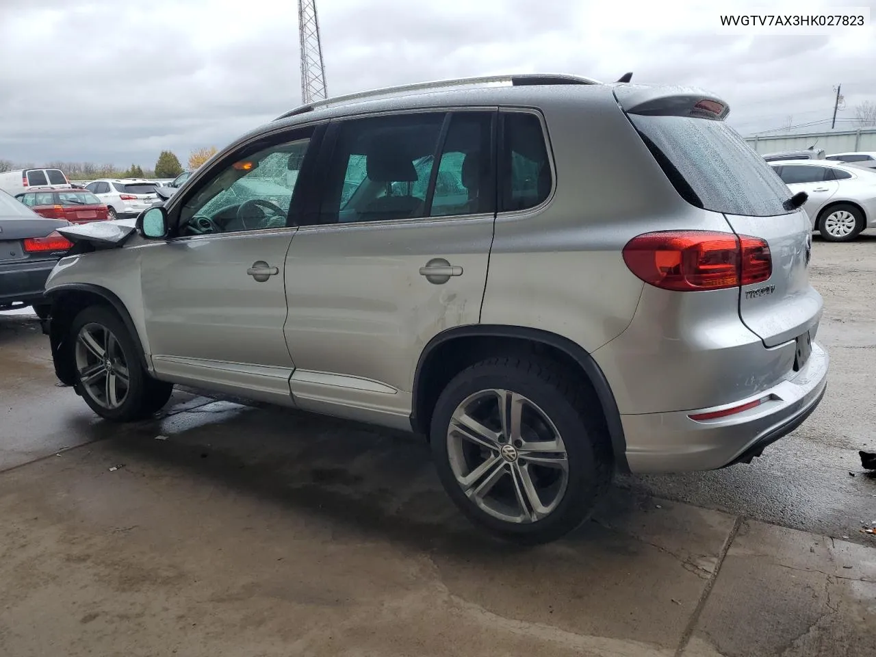 2017 Volkswagen Tiguan Sport VIN: WVGTV7AX3HK027823 Lot: 78633584