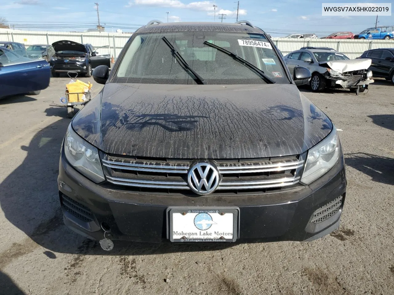 2017 Volkswagen Tiguan Wolfsburg VIN: WVGSV7AX5HK022019 Lot: 78956474