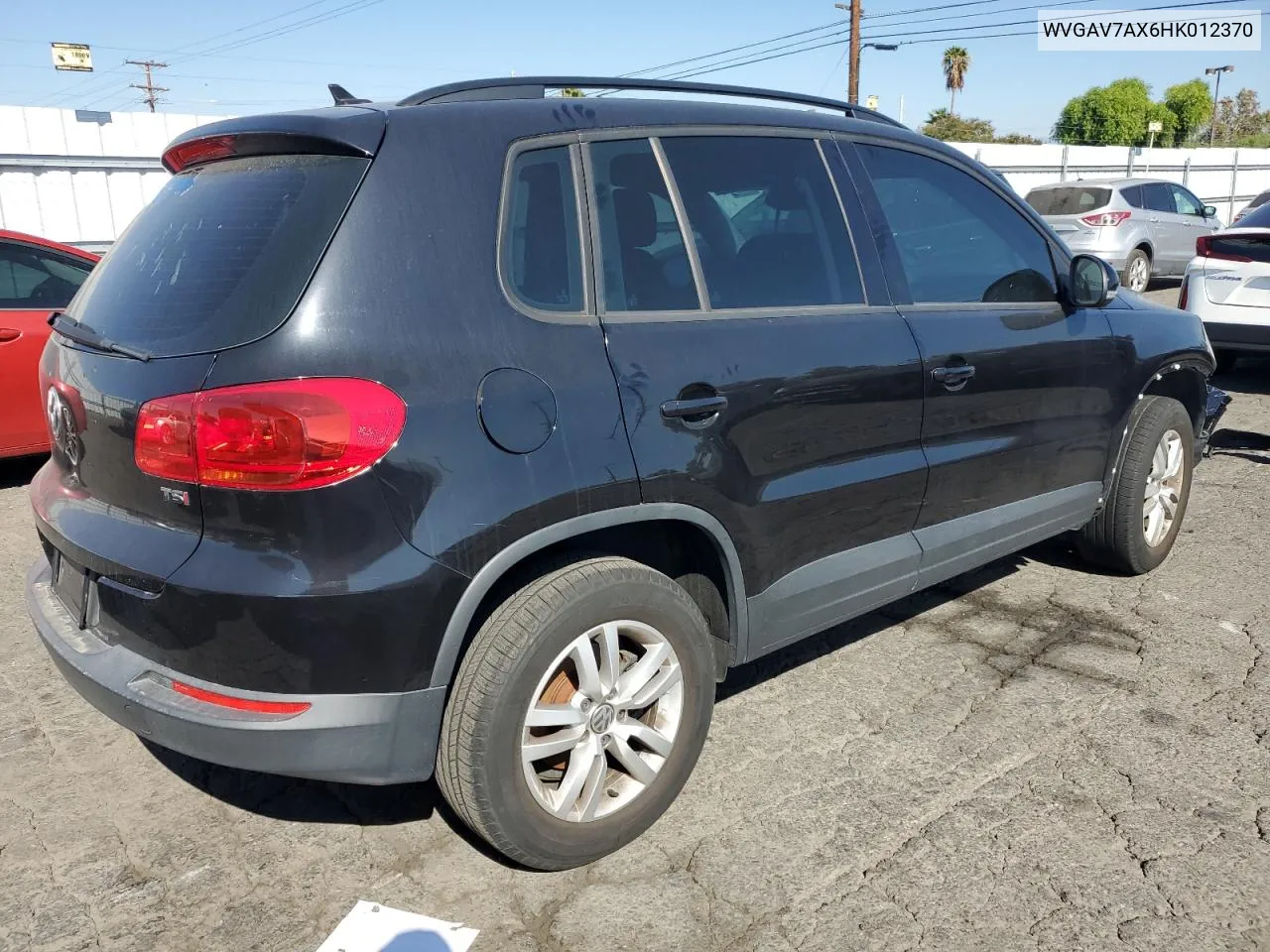 2017 Volkswagen Tiguan S VIN: WVGAV7AX6HK012370 Lot: 78956614