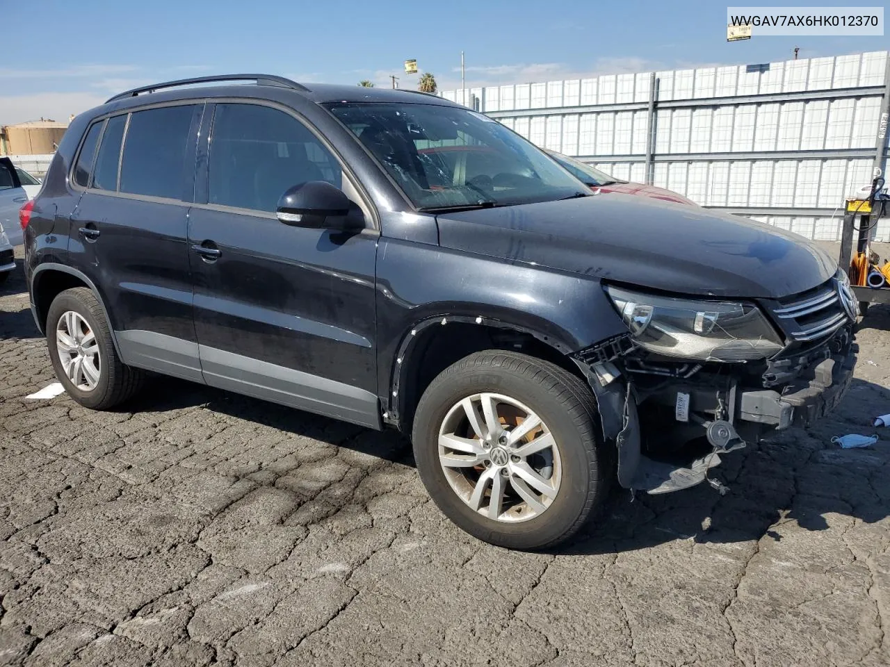 2017 Volkswagen Tiguan S VIN: WVGAV7AX6HK012370 Lot: 78956614