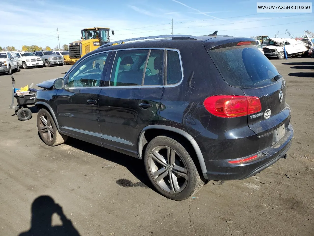 2017 Volkswagen Tiguan Sport VIN: WVGUV7AX5HK010350 Lot: 79168634