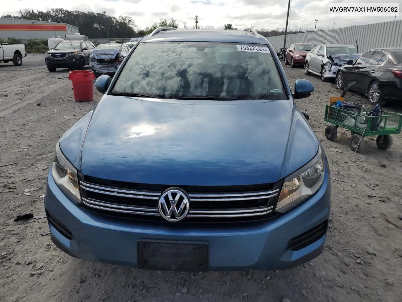 2017 Volkswagen Tiguan Wolfsburg VIN: WVGRV7AX1HW506082 Lot: 79322504