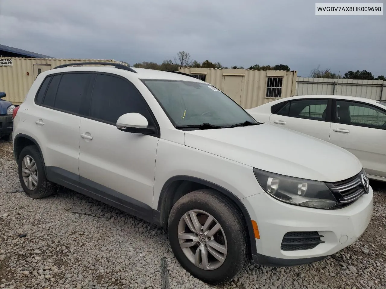 2017 Volkswagen Tiguan S VIN: WVGBV7AX8HK009698 Lot: 79438934