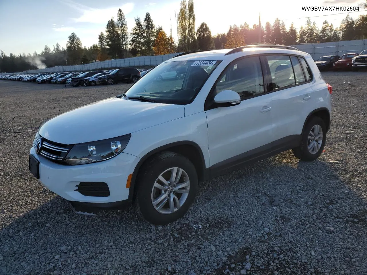 2017 Volkswagen Tiguan S VIN: WVGBV7AX7HK026041 Lot: 79684424