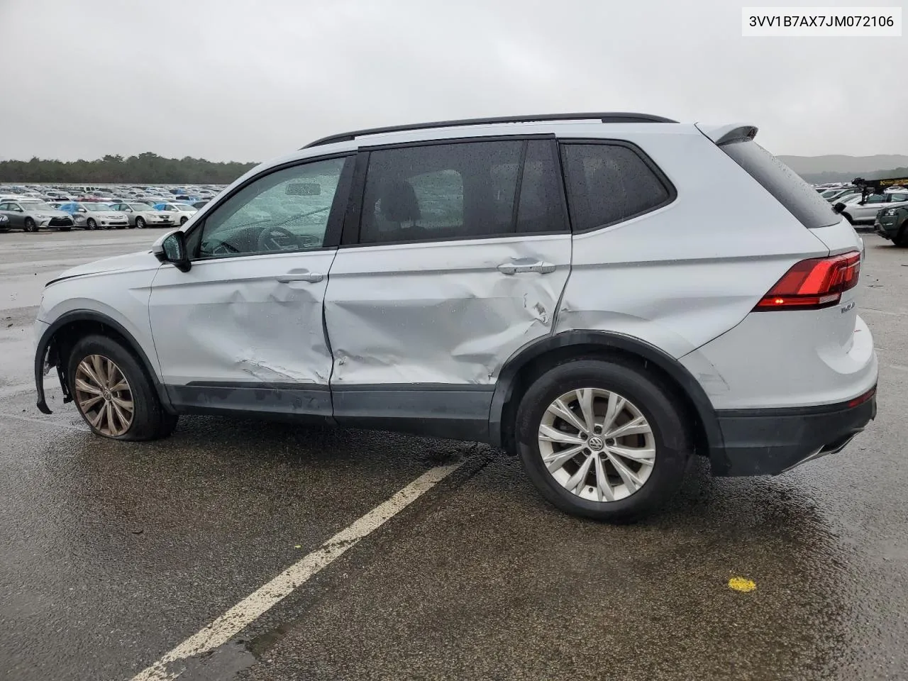 2018 Volkswagen Tiguan S VIN: 3VV1B7AX7JM072106 Lot: 48373464