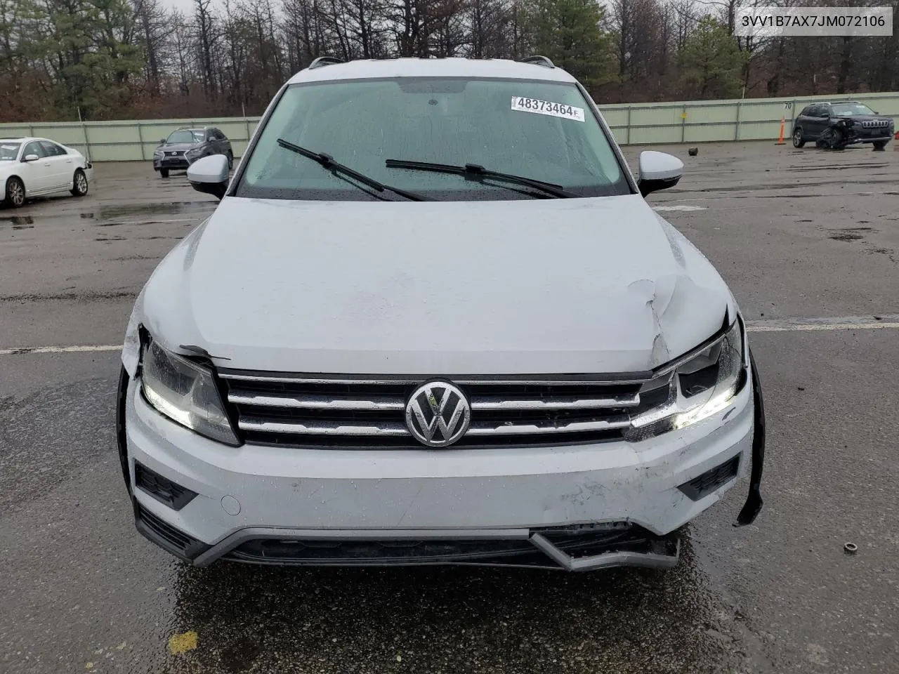 2018 Volkswagen Tiguan S VIN: 3VV1B7AX7JM072106 Lot: 48373464