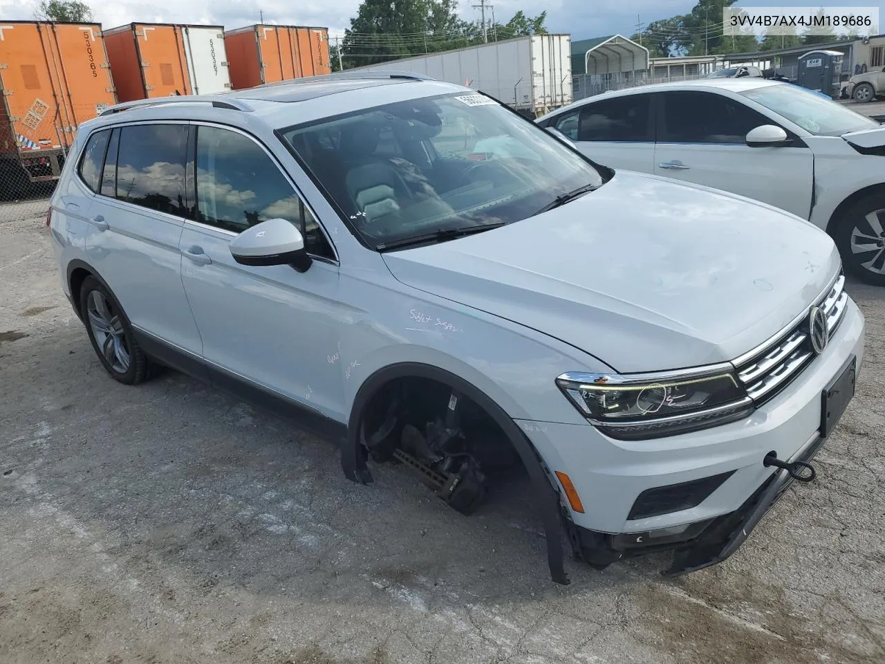 2018 Volkswagen Tiguan Sel Premium VIN: 3VV4B7AX4JM189686 Lot: 56637274