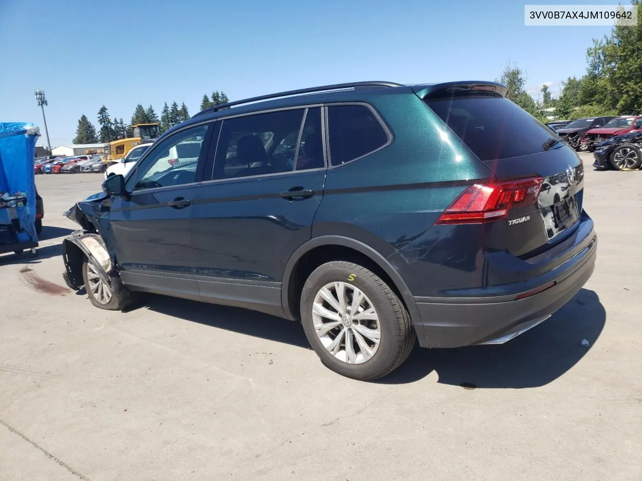 2018 Volkswagen Tiguan S VIN: 3VV0B7AX4JM109642 Lot: 60346954