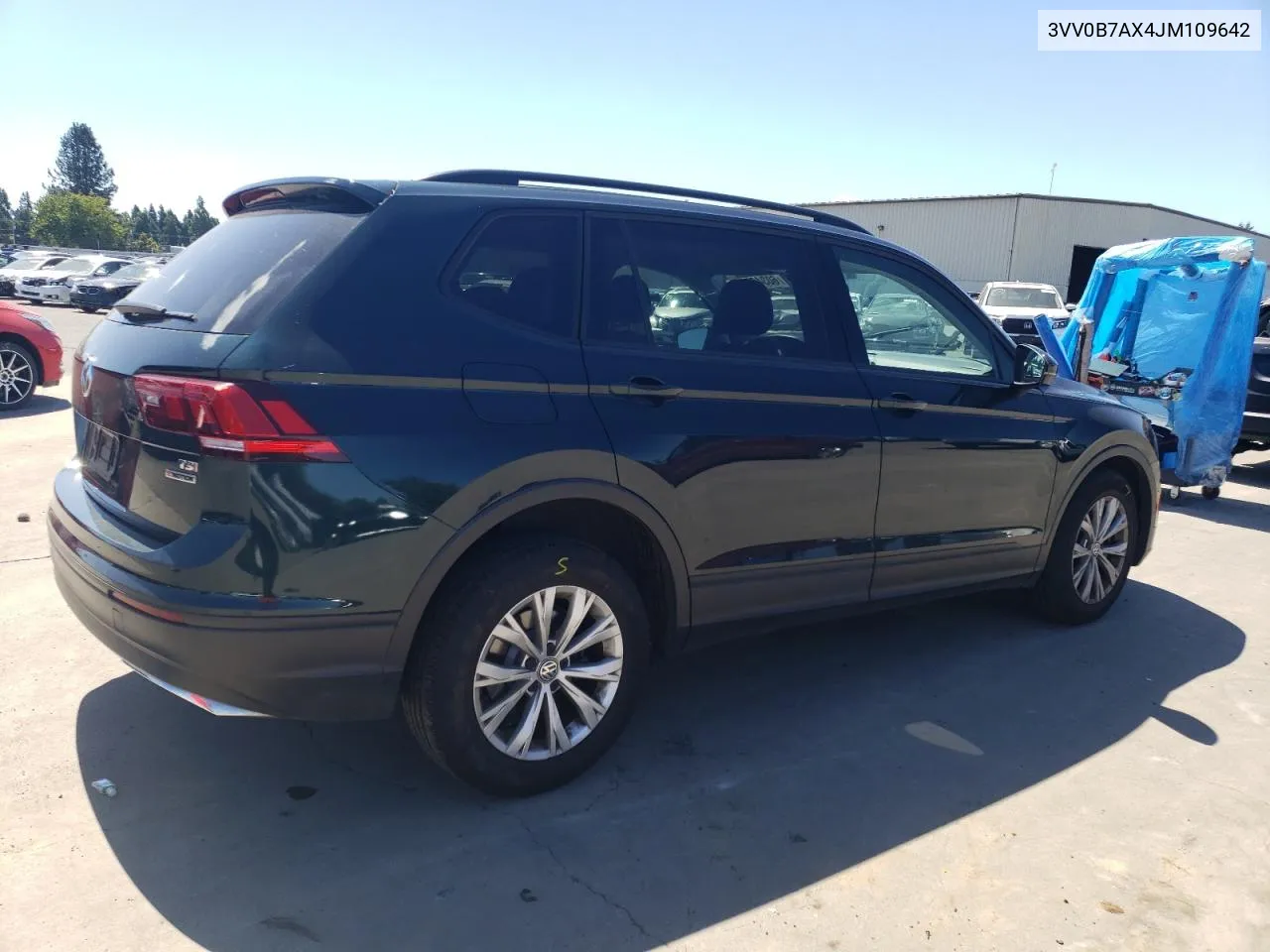 2018 Volkswagen Tiguan S VIN: 3VV0B7AX4JM109642 Lot: 60346954