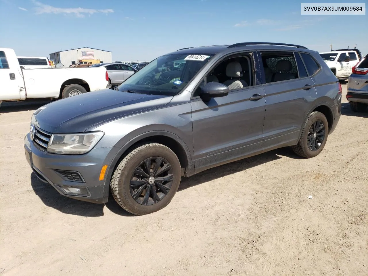 2018 Volkswagen Tiguan S VIN: 3VV0B7AX9JM009584 Lot: 60416214