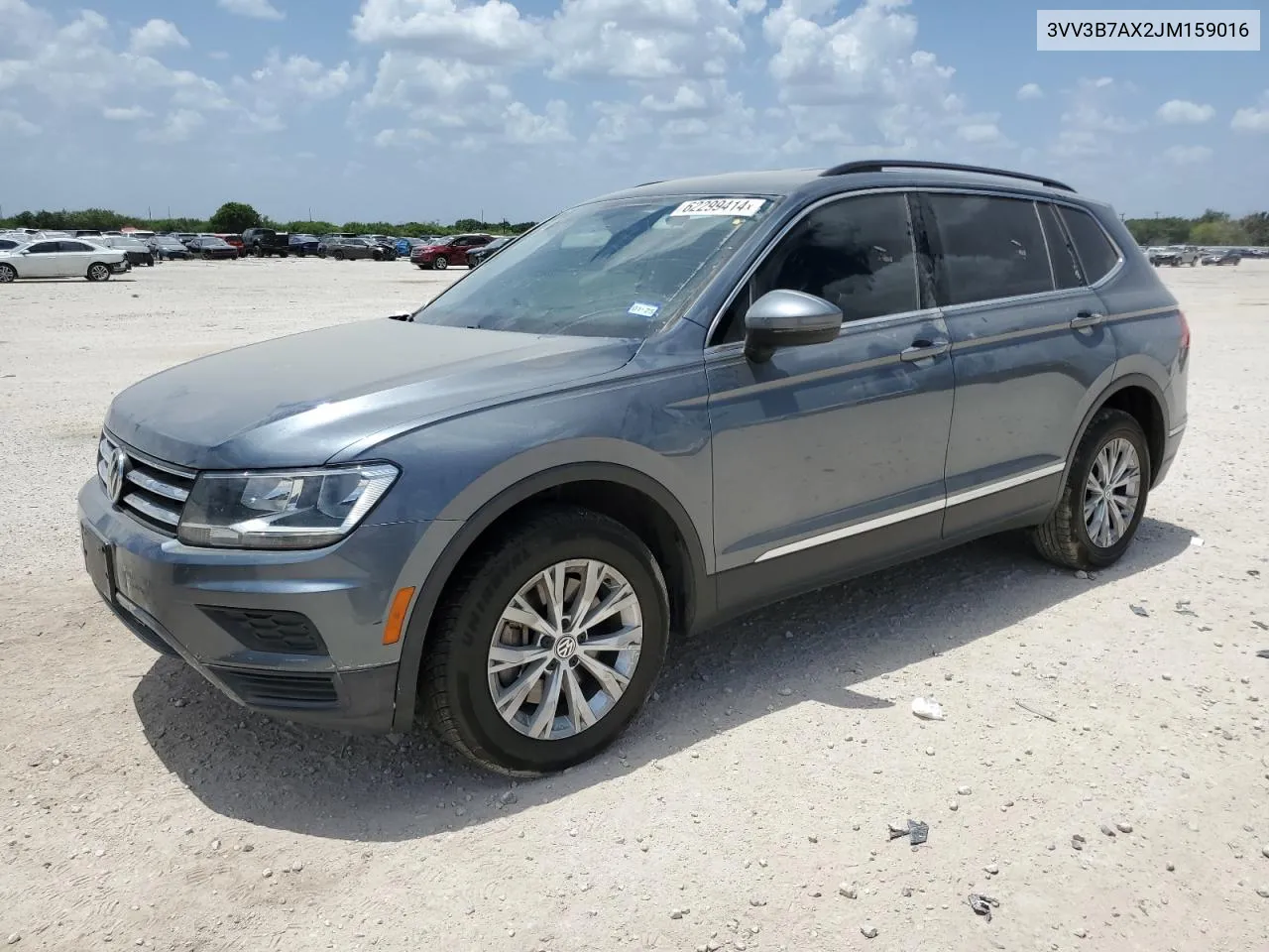 2018 Volkswagen Tiguan Se VIN: 3VV3B7AX2JM159016 Lot: 62299414