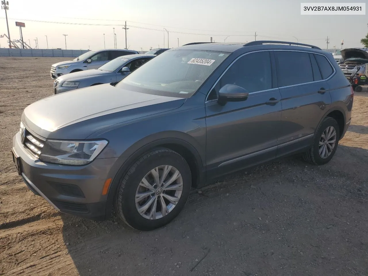 2018 Volkswagen Tiguan Se VIN: 3VV2B7AX8JM054931 Lot: 62435204