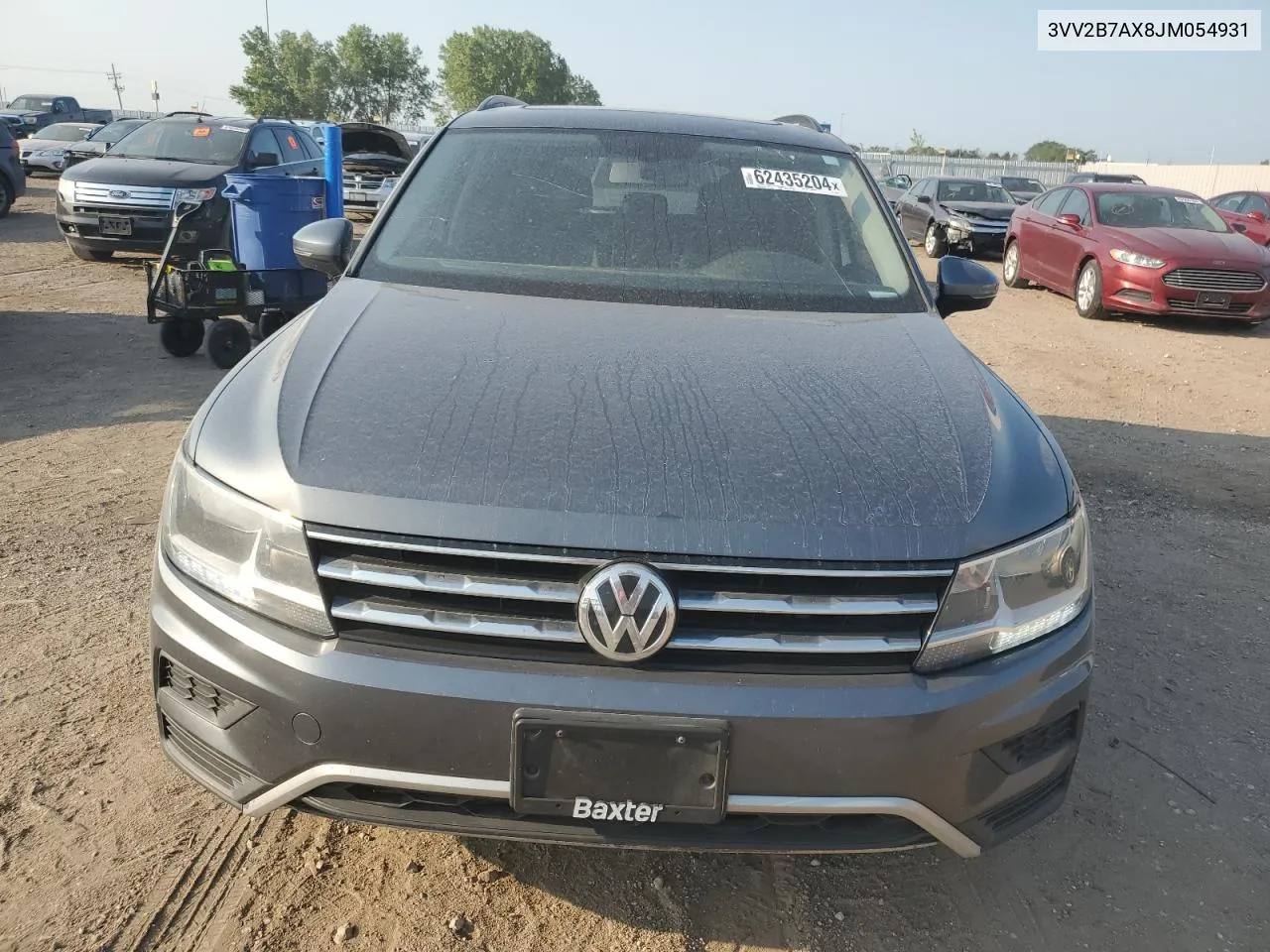 2018 Volkswagen Tiguan Se VIN: 3VV2B7AX8JM054931 Lot: 62435204